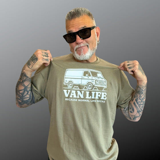 Retro Van - Normal Life Sucks Tee