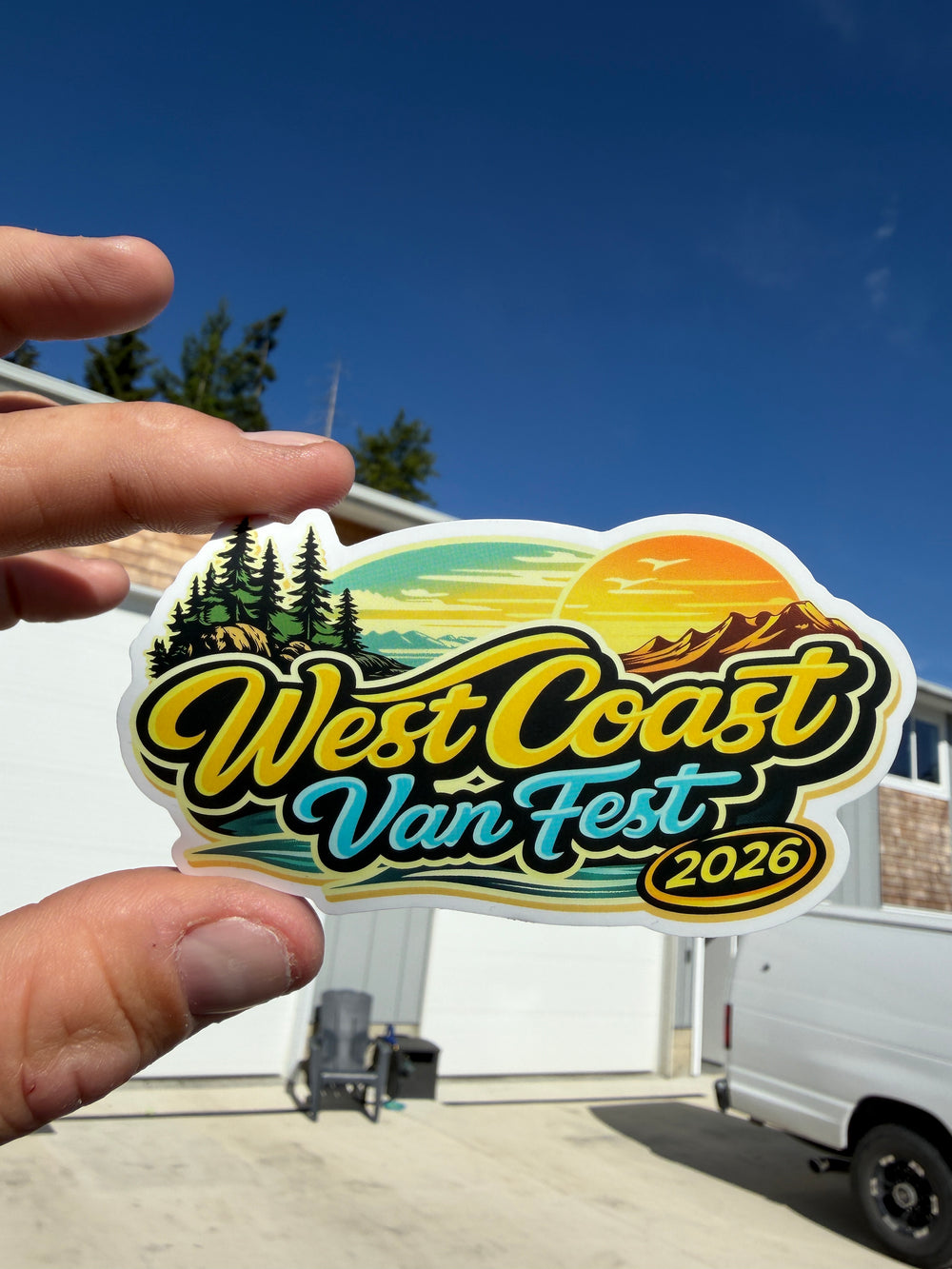 West Coast Van Fest Sticker
