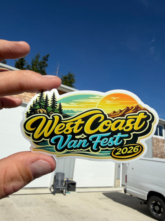 West Coast Van Fest Sticker