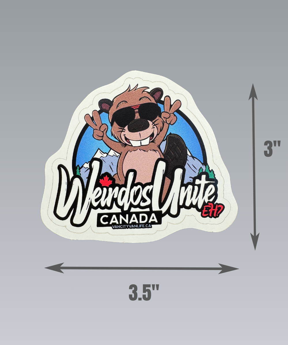 Weirdos Unite Canada Sticker