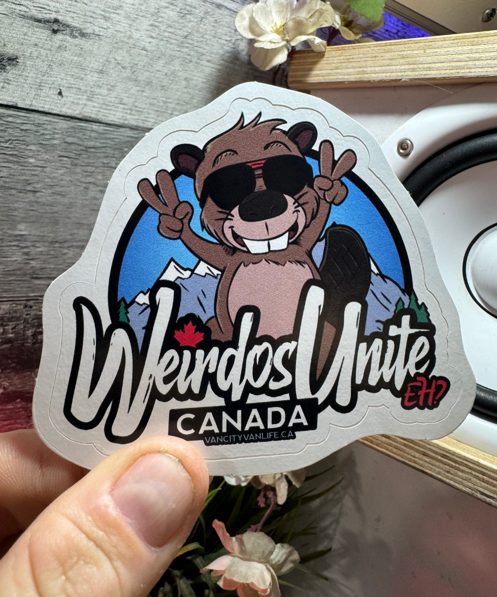 Weirdos Unite Canada Sticker