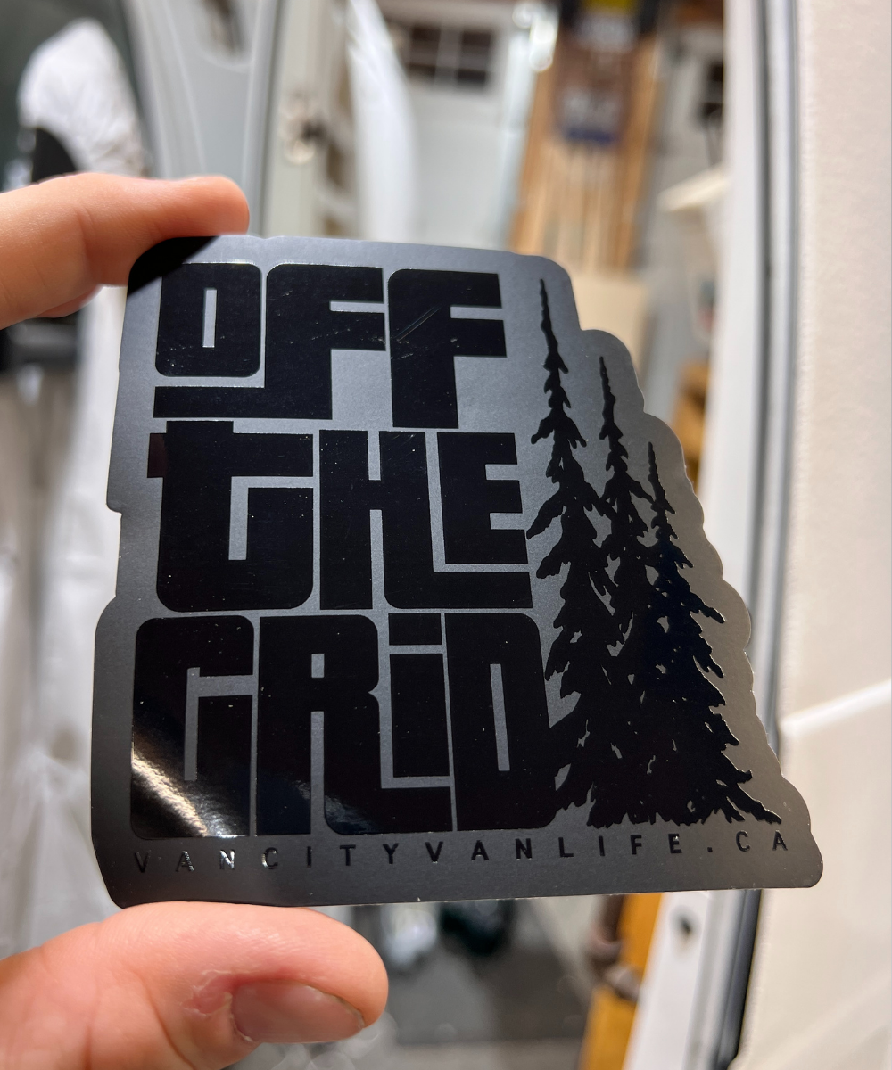 Off The Grid Sticker